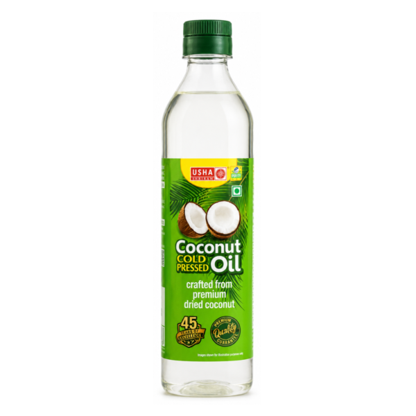 Cold-Pressed Coconut Oil Bottle